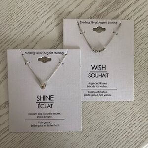 Silver Necklaces Duo